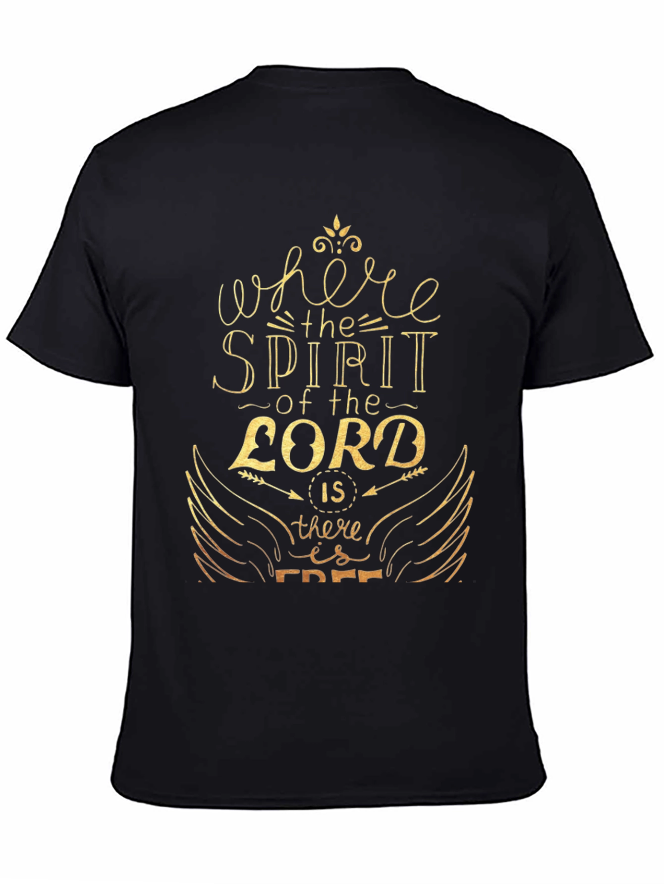 Inspirational Spirit of the Lord Graphic T-Shirt