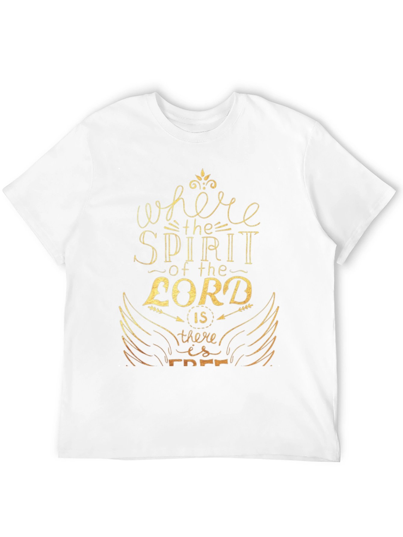 Inspirational Spirit of the Lord Graphic T-Shirt