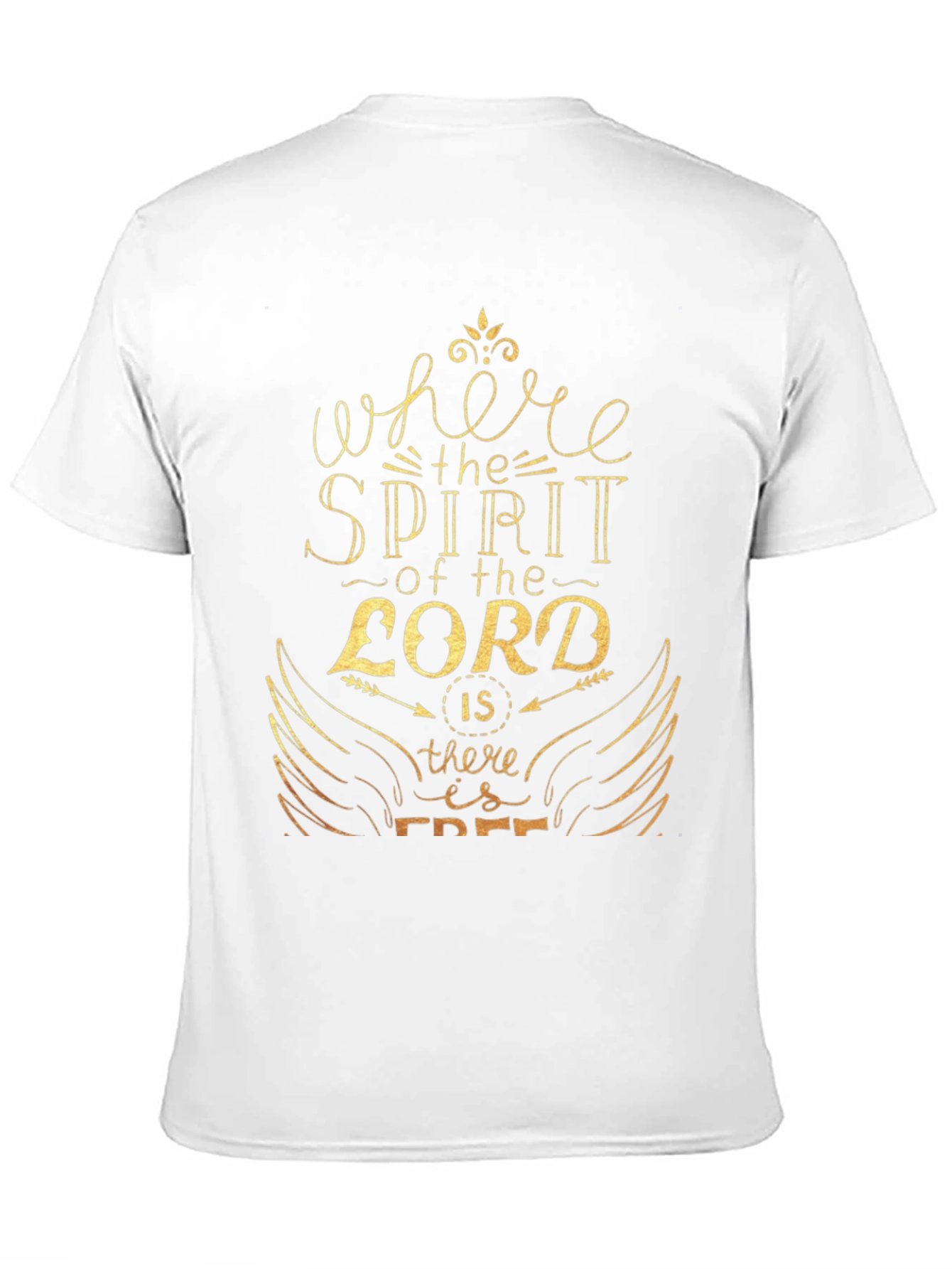 Inspirational Spirit of the Lord Graphic T-Shirt