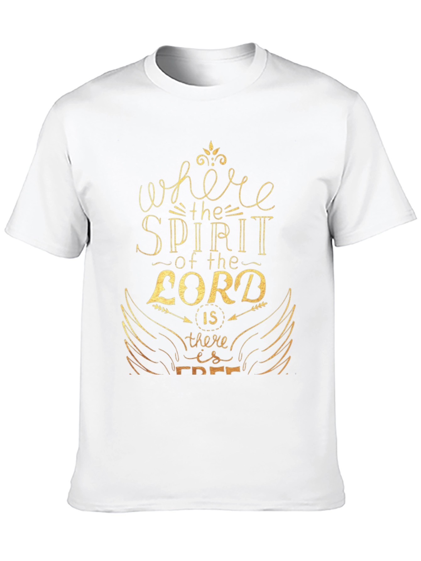 Inspirational Spirit of the Lord Graphic T-Shirt