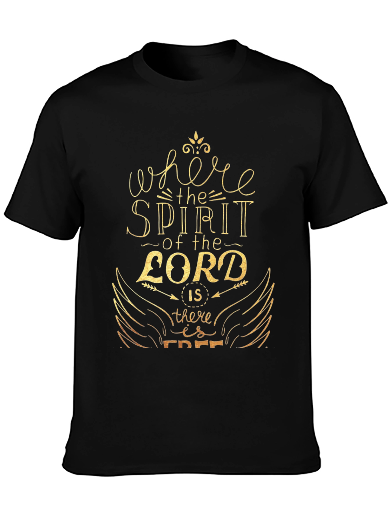 Inspirational Spirit of the Lord Graphic T-Shirt