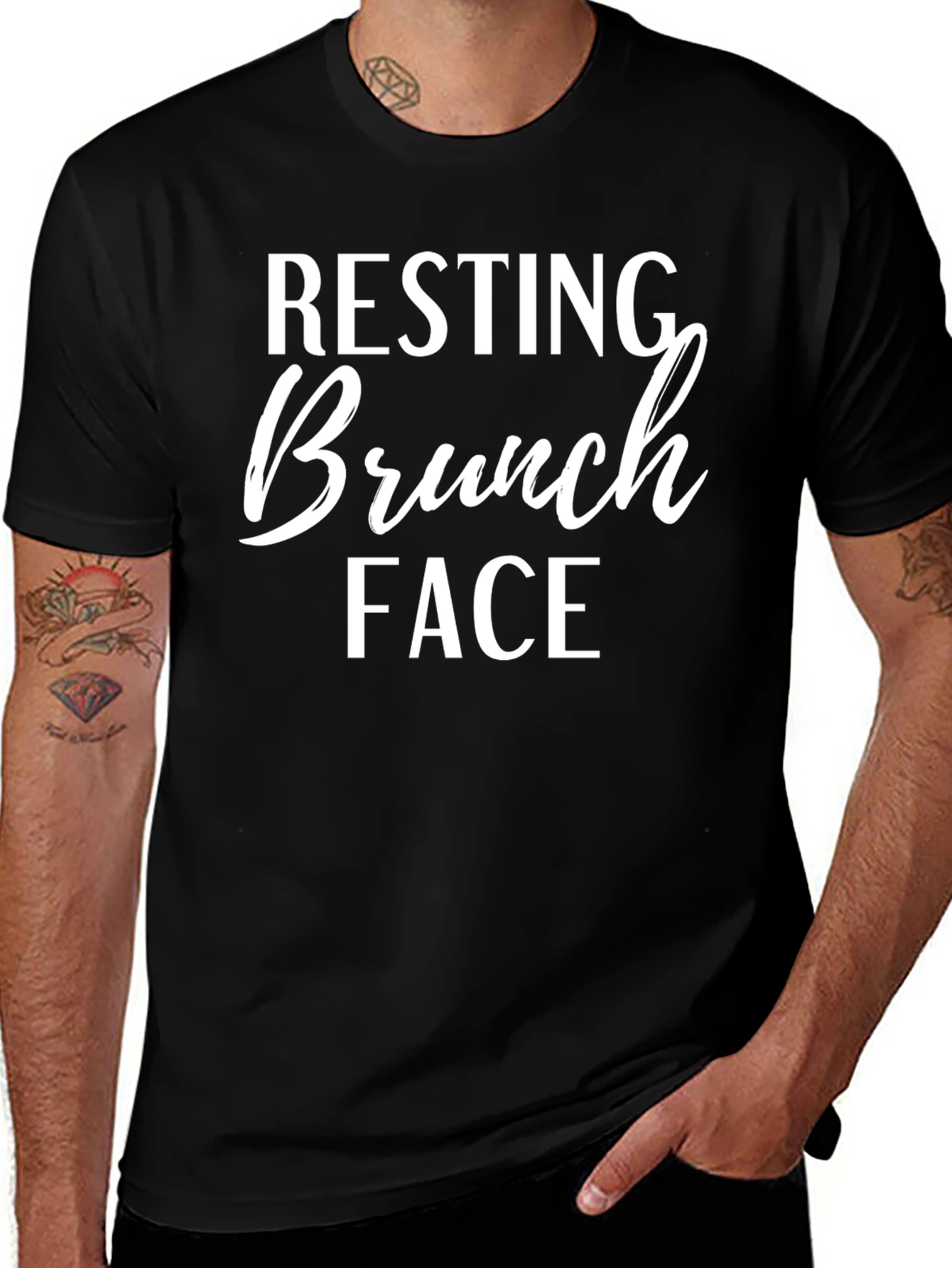 Resting Brunch Face Graphic T-Shirt