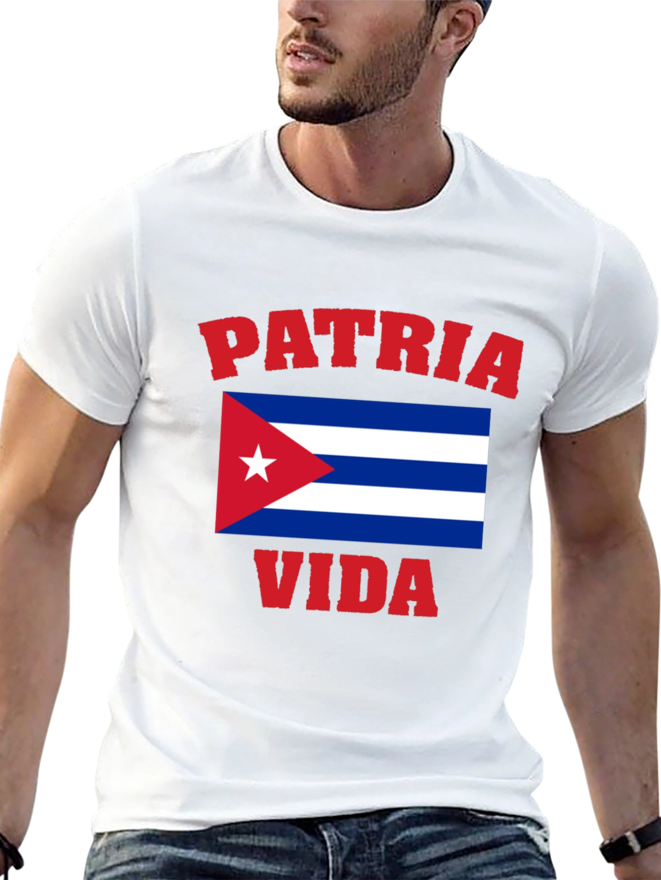 Patria y Vida Cuban Flag T-Shirt