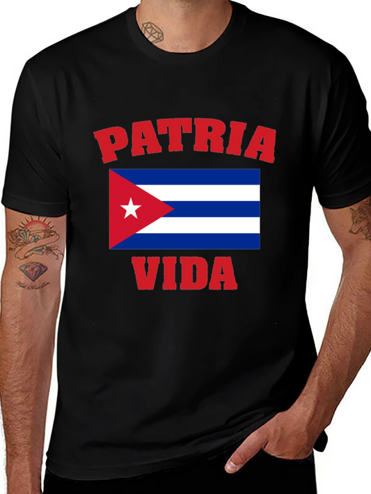 Patria y Vida Cuban Flag T-Shirt