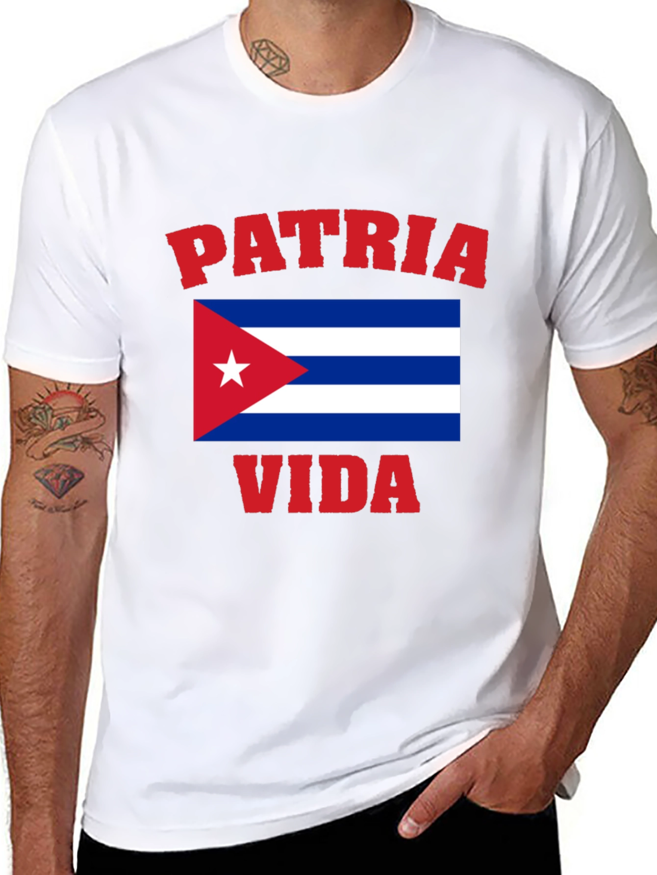 Patria y Vida Cuban Flag T-Shirt