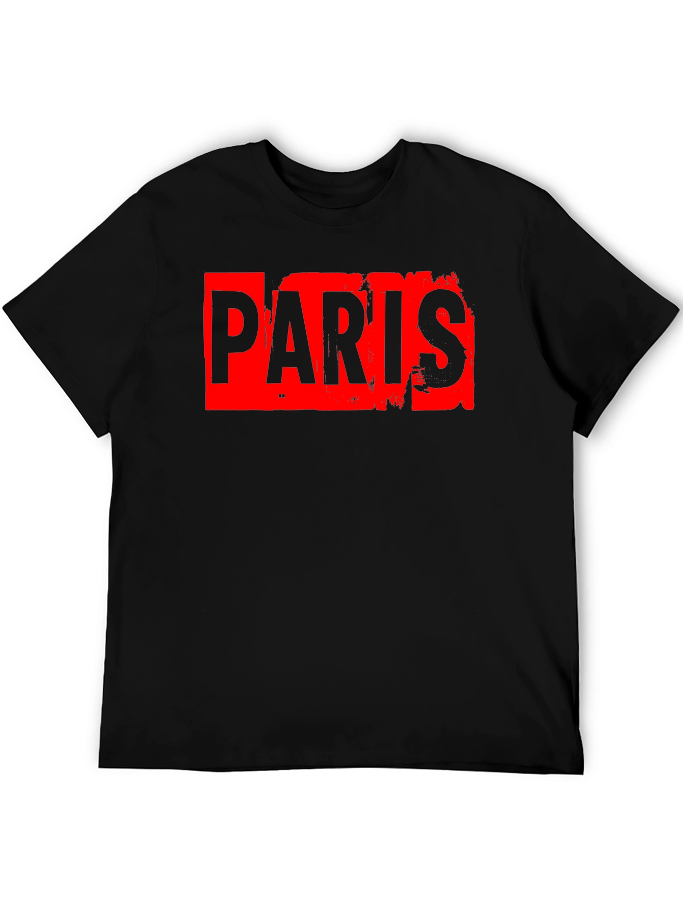 Paris Graphic T-Shirt - Black - Trendy Streetwear