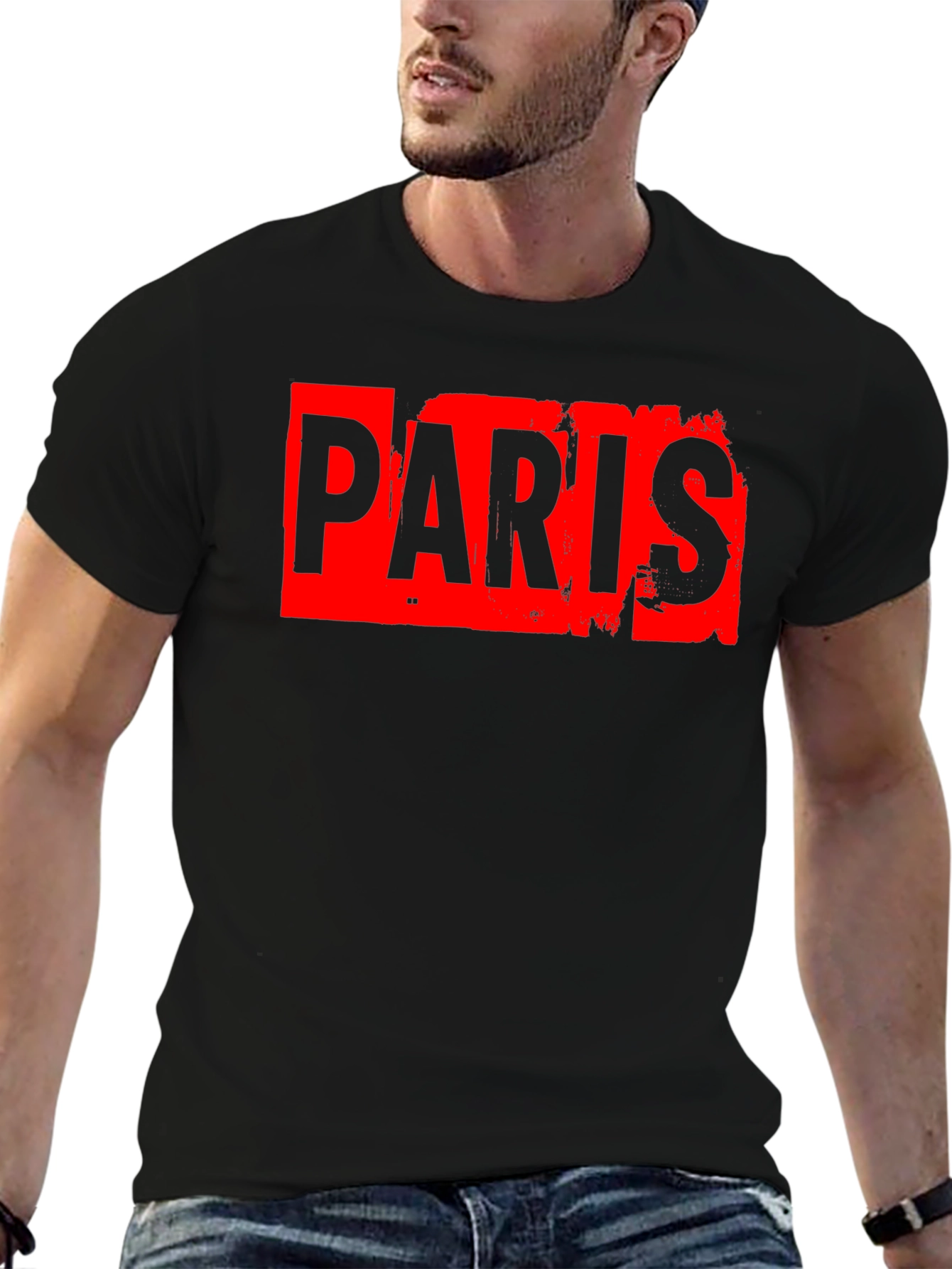Paris Graphic T-Shirt - Black - Trendy Streetwear
