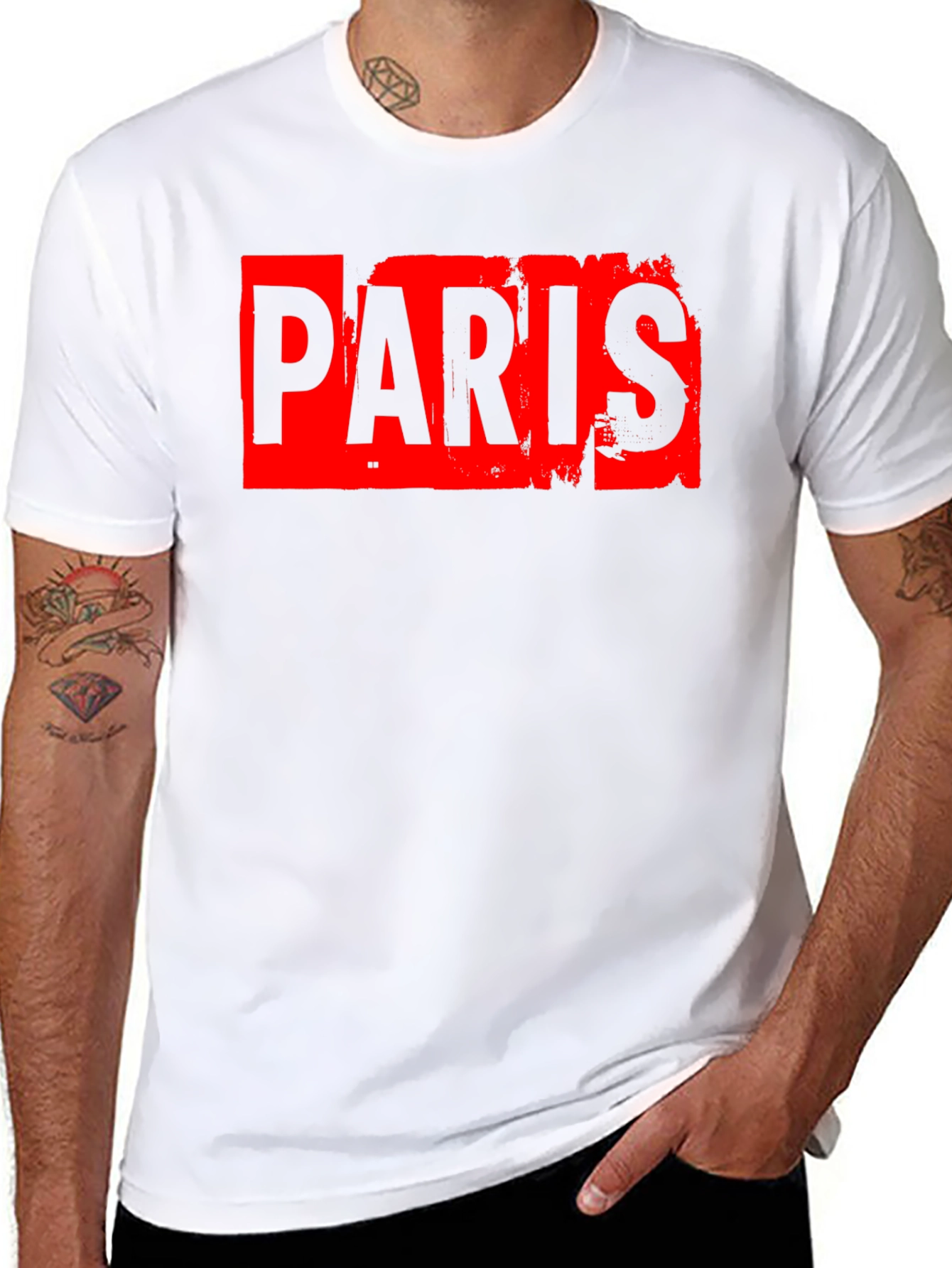 Paris Graphic T-Shirt - Black - Trendy Streetwear