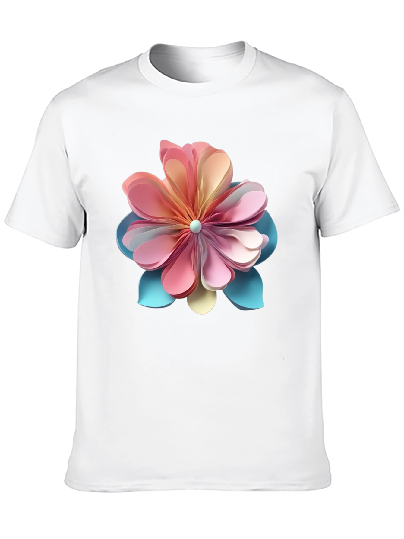 Floral Graphic Tee - Stylish Statement Shirt