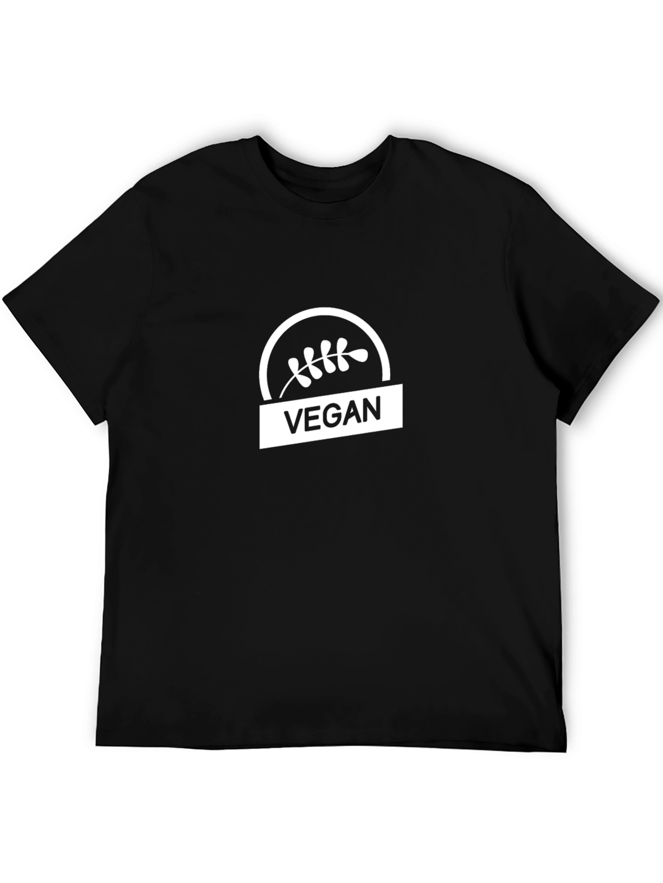 Vegan Graphic Tee - Classic Black