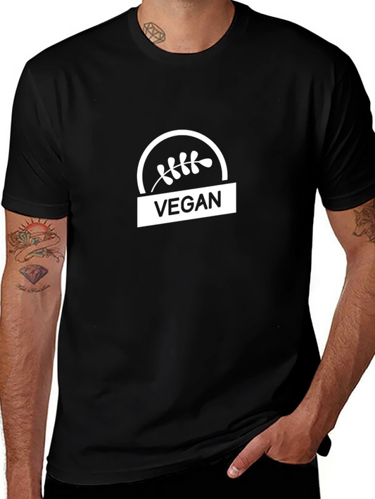 Vegan Graphic Tee - Classic Black