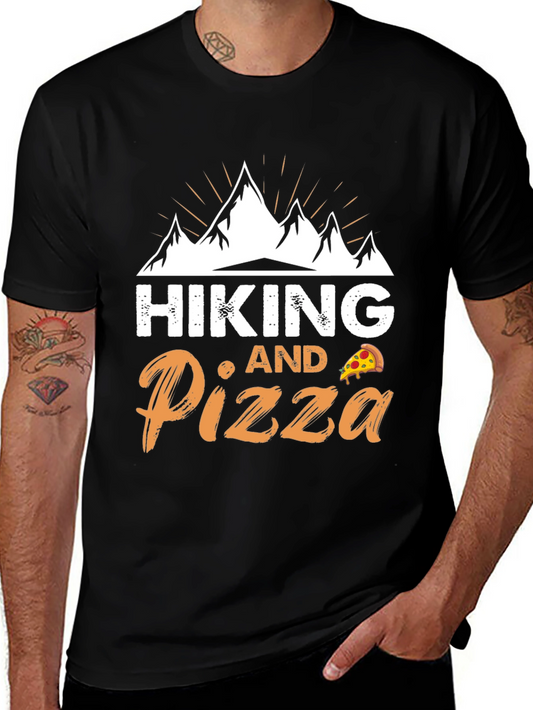 Hiking and Pizza Graphic Tee | Adventure Ready