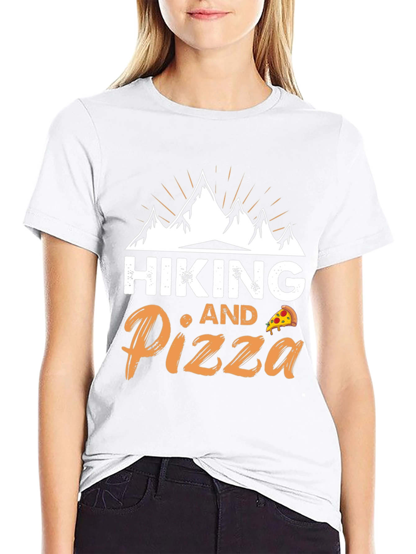 Hiking and Pizza Graphic Tee | Adventure Ready