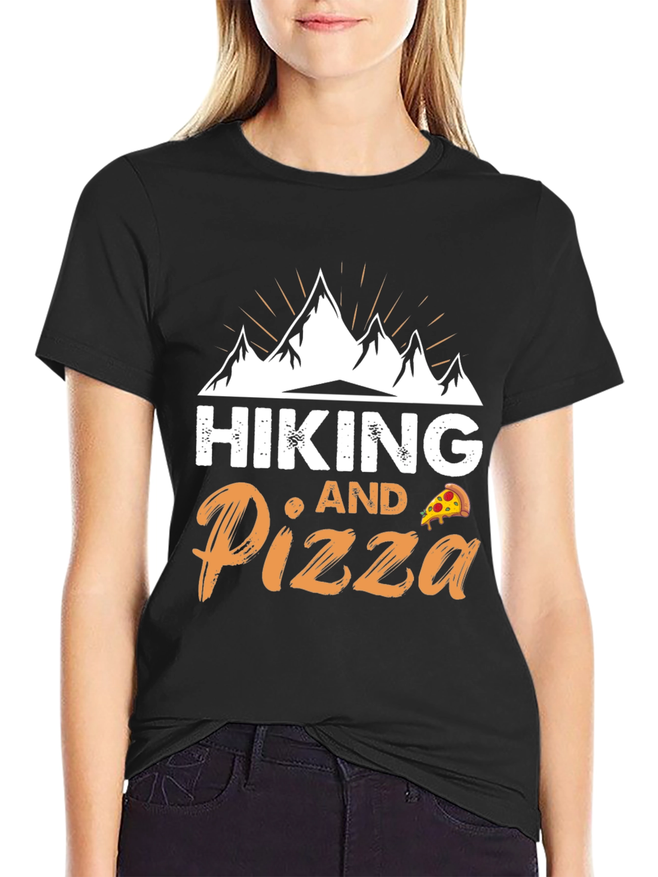 Hiking and Pizza Graphic Tee | Adventure Ready