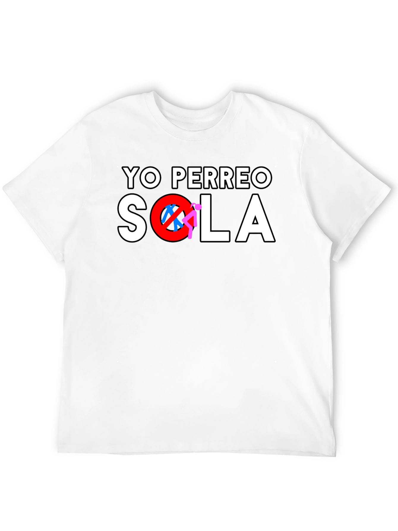 Yo Perreo Sola Graphic Tee - Black Cotton Shirt