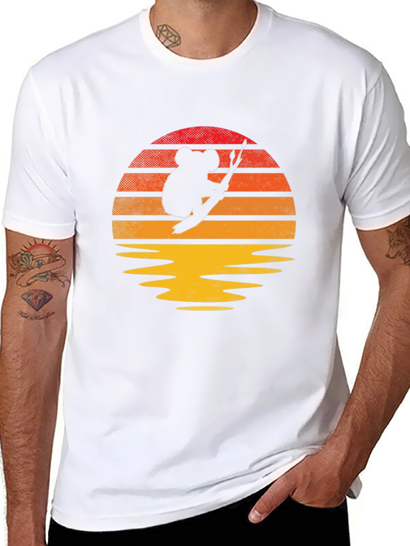 Koala Sunset T-Shirt - Stylish Graphic Tee