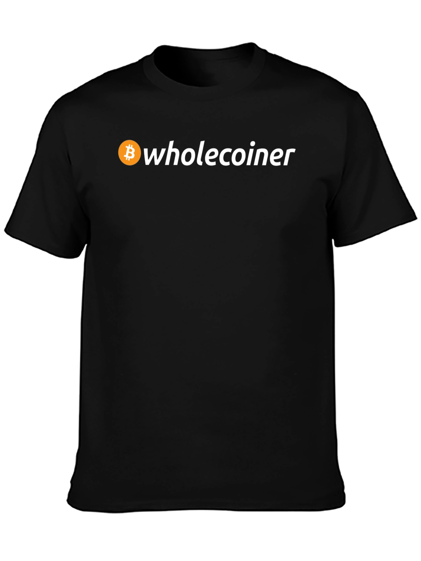 Bitcoin Wholecoiner Crypto T-Shirt - Black