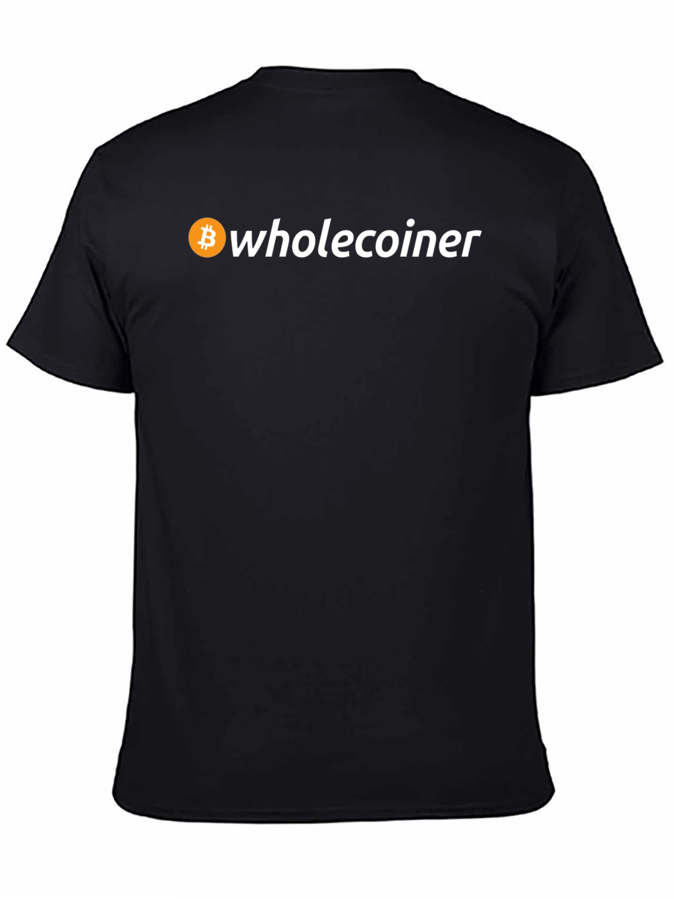 Bitcoin Wholecoiner Crypto T-Shirt - Black