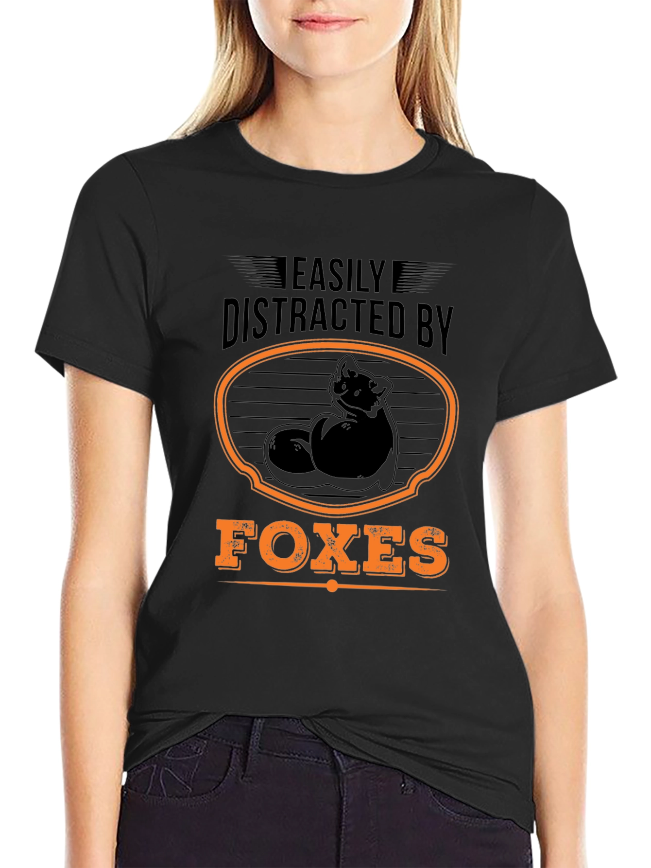 Easily Distracted By Foxes T-Shirt