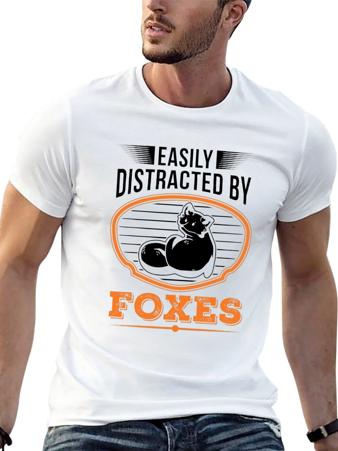Easily Distracted By Foxes T-Shirt