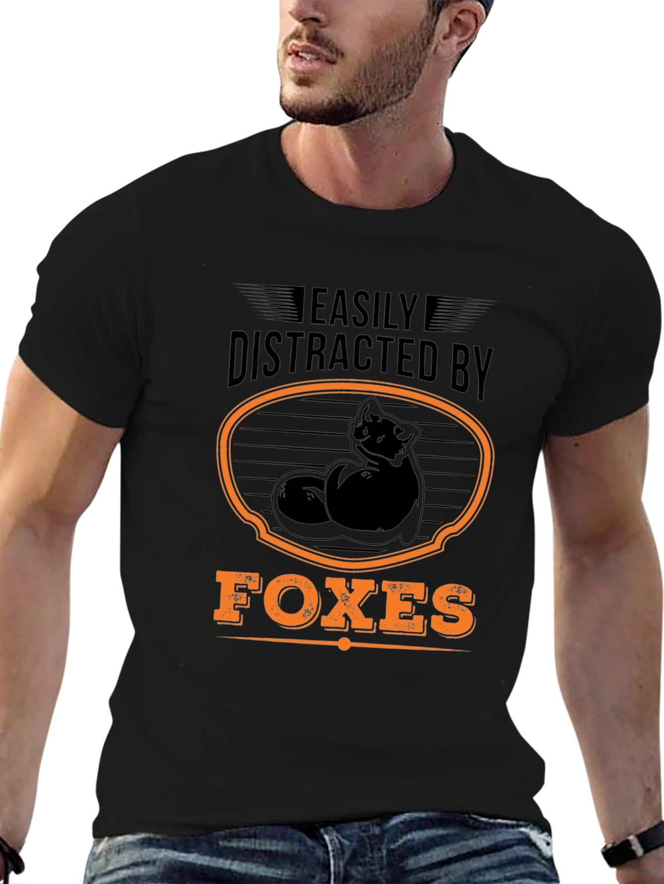 Easily Distracted By Foxes T-Shirt