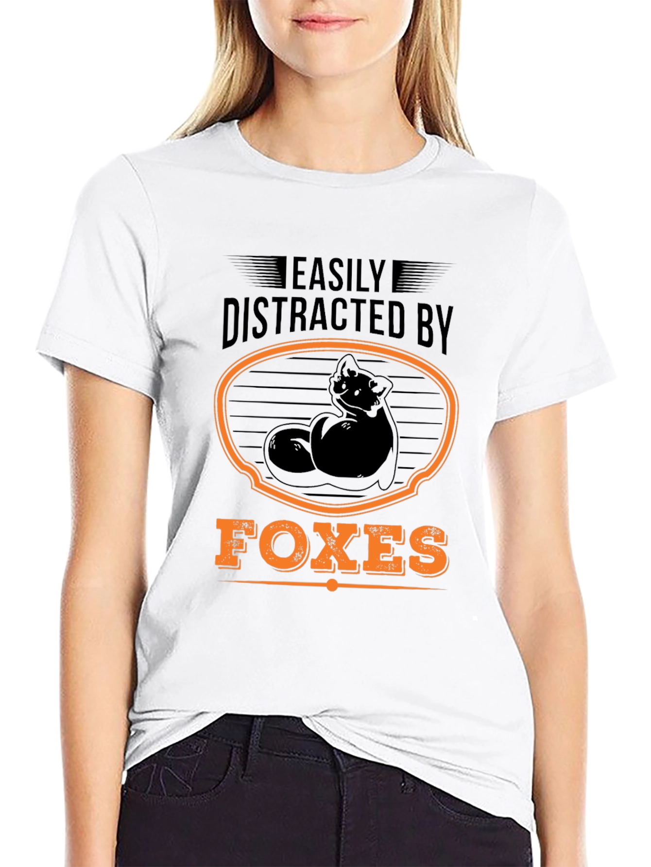 Easily Distracted By Foxes T-Shirt