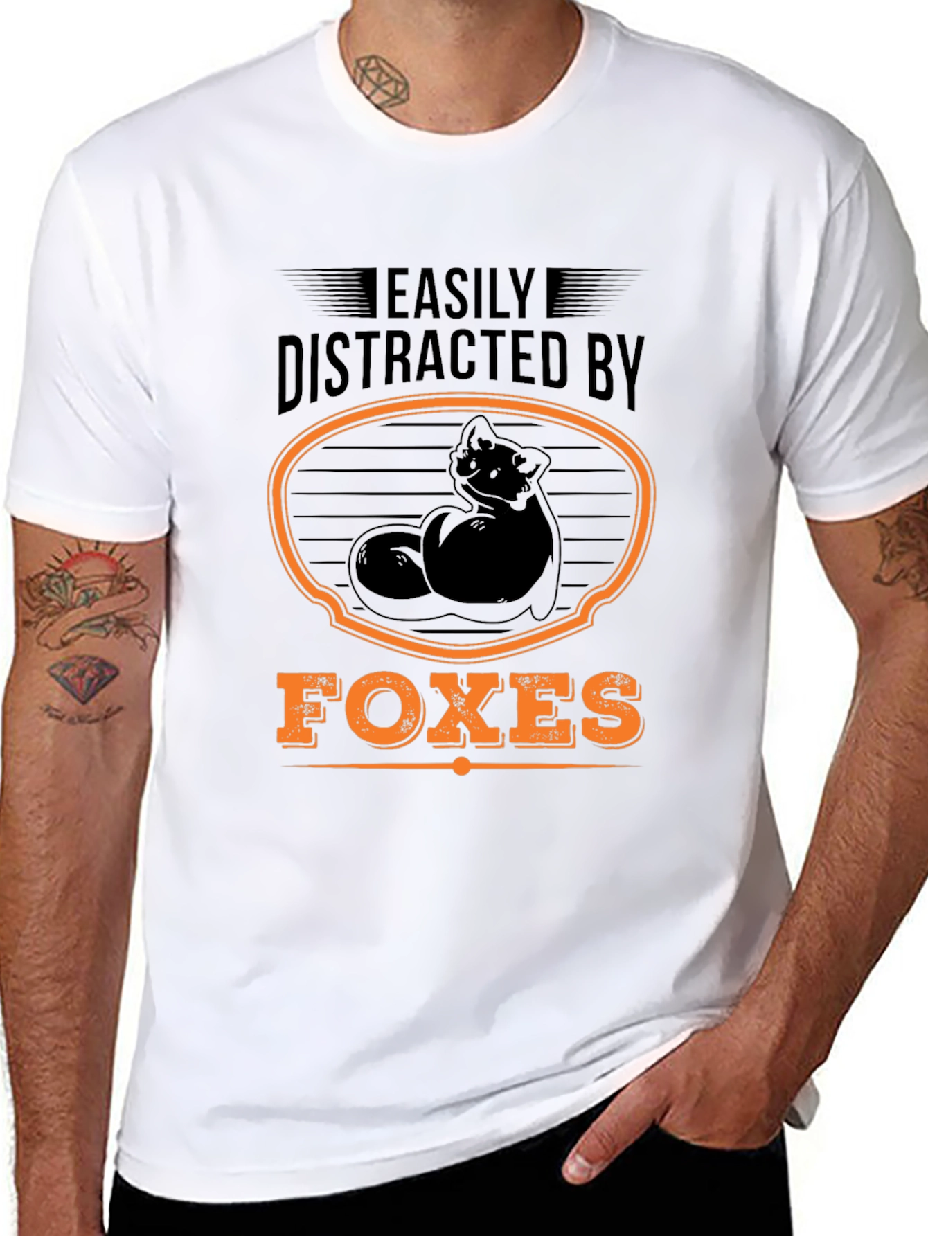 Easily Distracted By Foxes T-Shirt