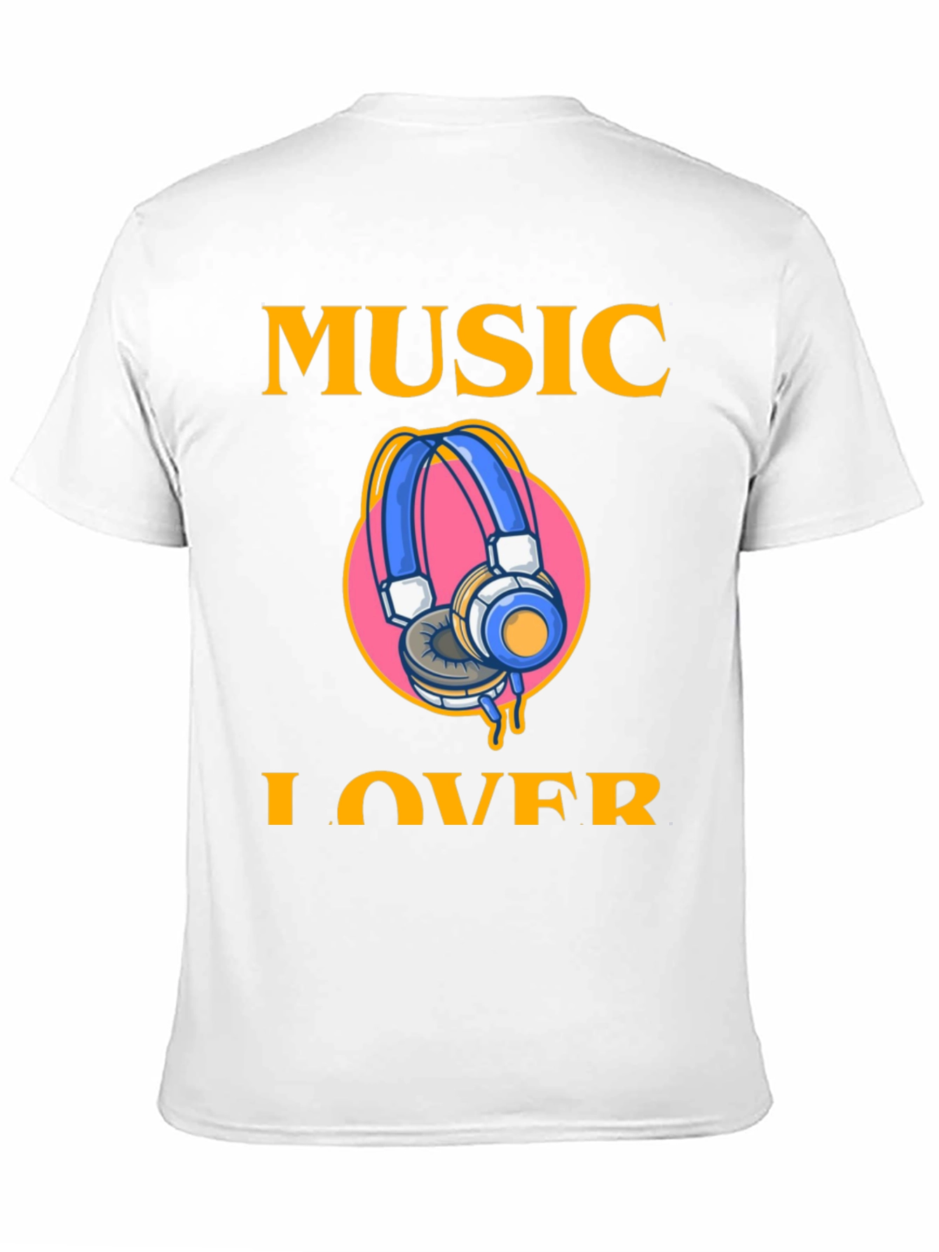 Music Lover Graphic Tee - Black Cotton T-Shirt