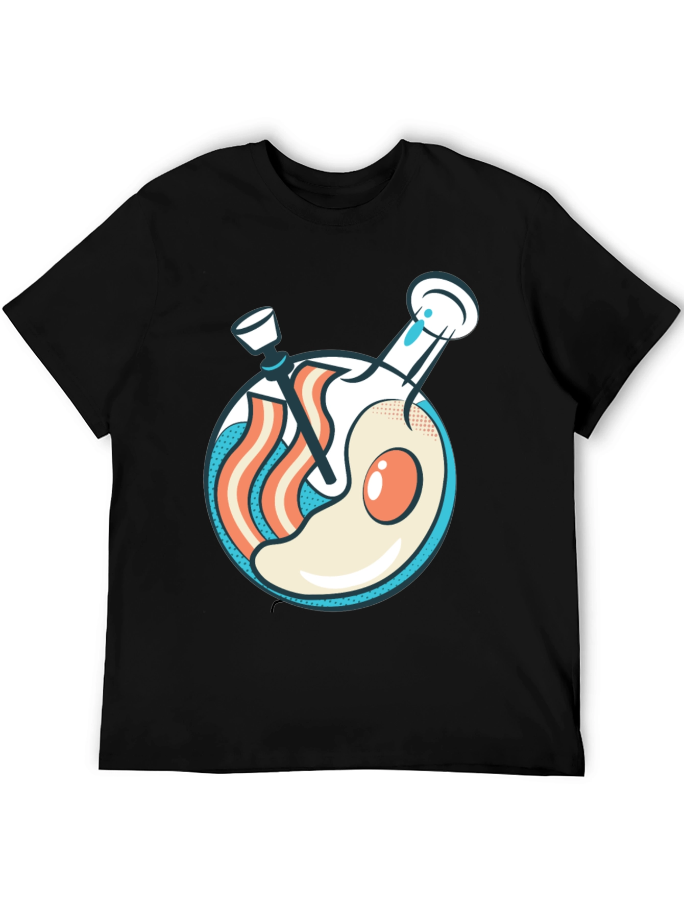 Bacon & Egg Science Experiment Graphic T-Shirt