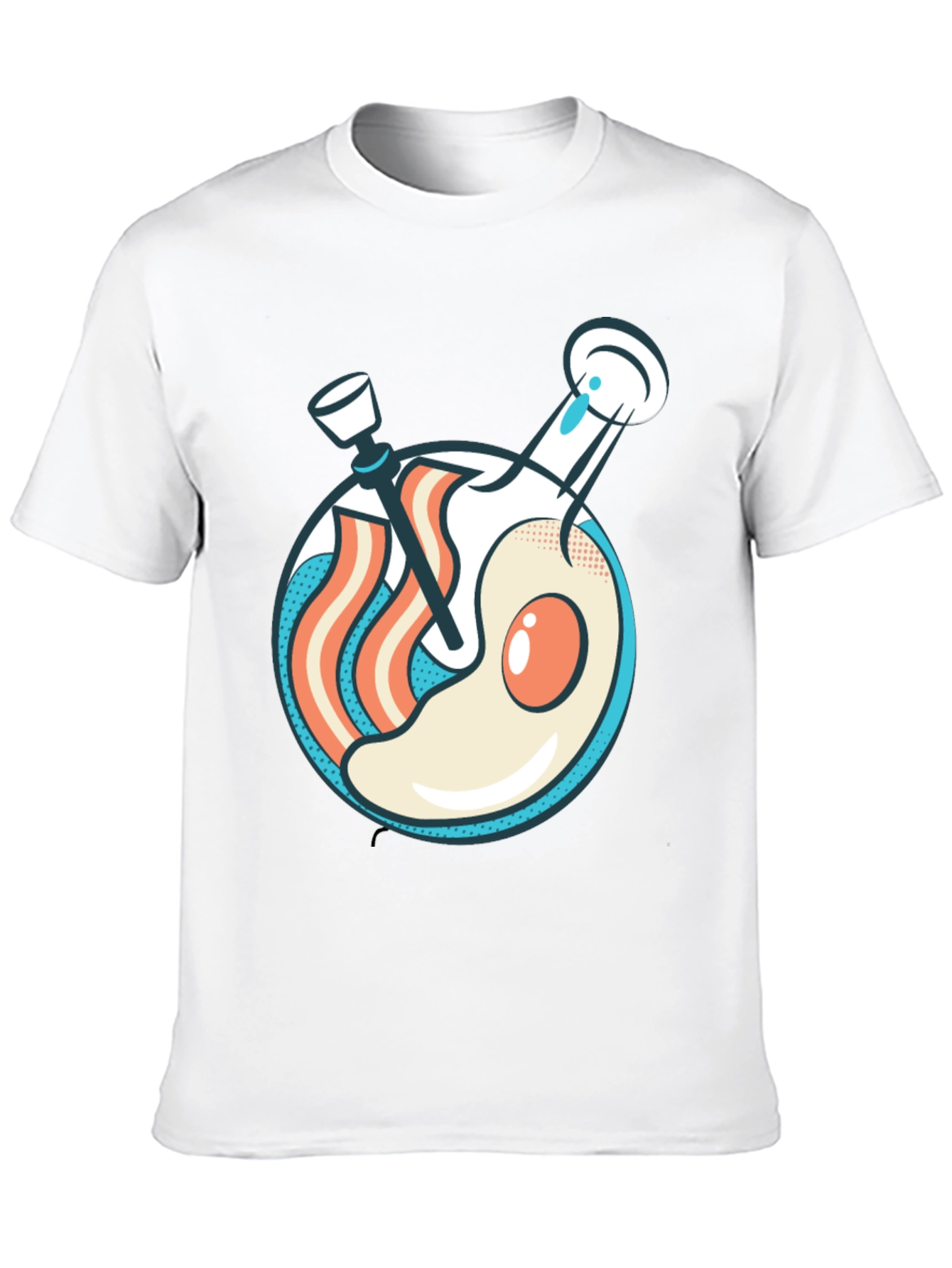 Bacon & Egg Science Experiment Graphic T-Shirt