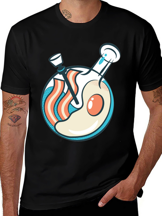 Bacon & Egg Science Experiment Graphic T-Shirt
