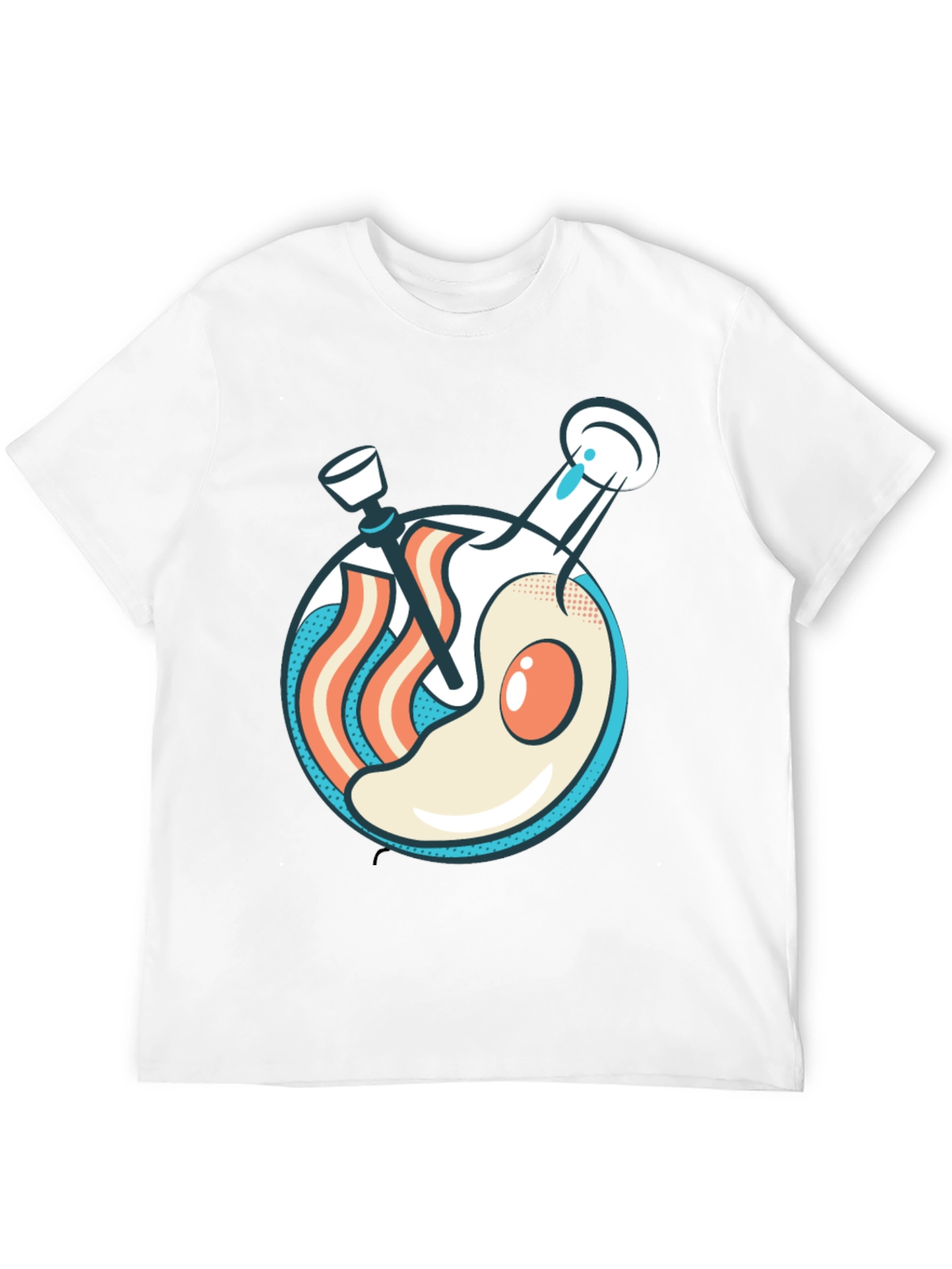 Bacon & Egg Science Experiment Graphic T-Shirt
