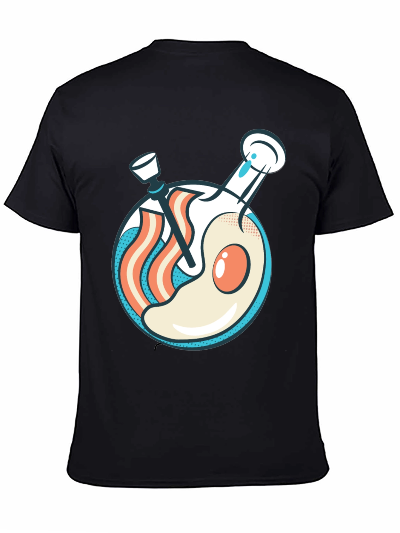 Bacon & Egg Science Experiment Graphic T-Shirt