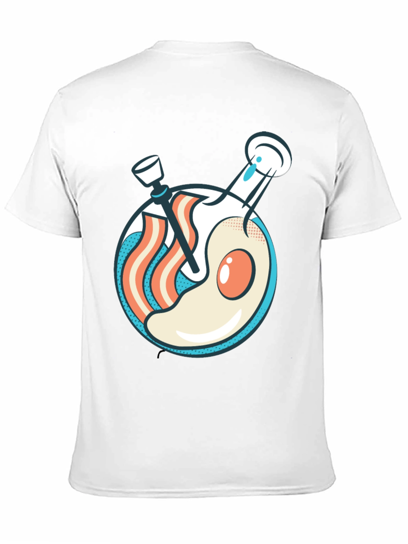 Bacon & Egg Science Experiment Graphic T-Shirt