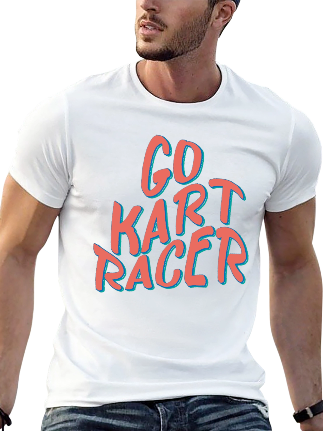Go Kart Racer Graphic T-Shirt