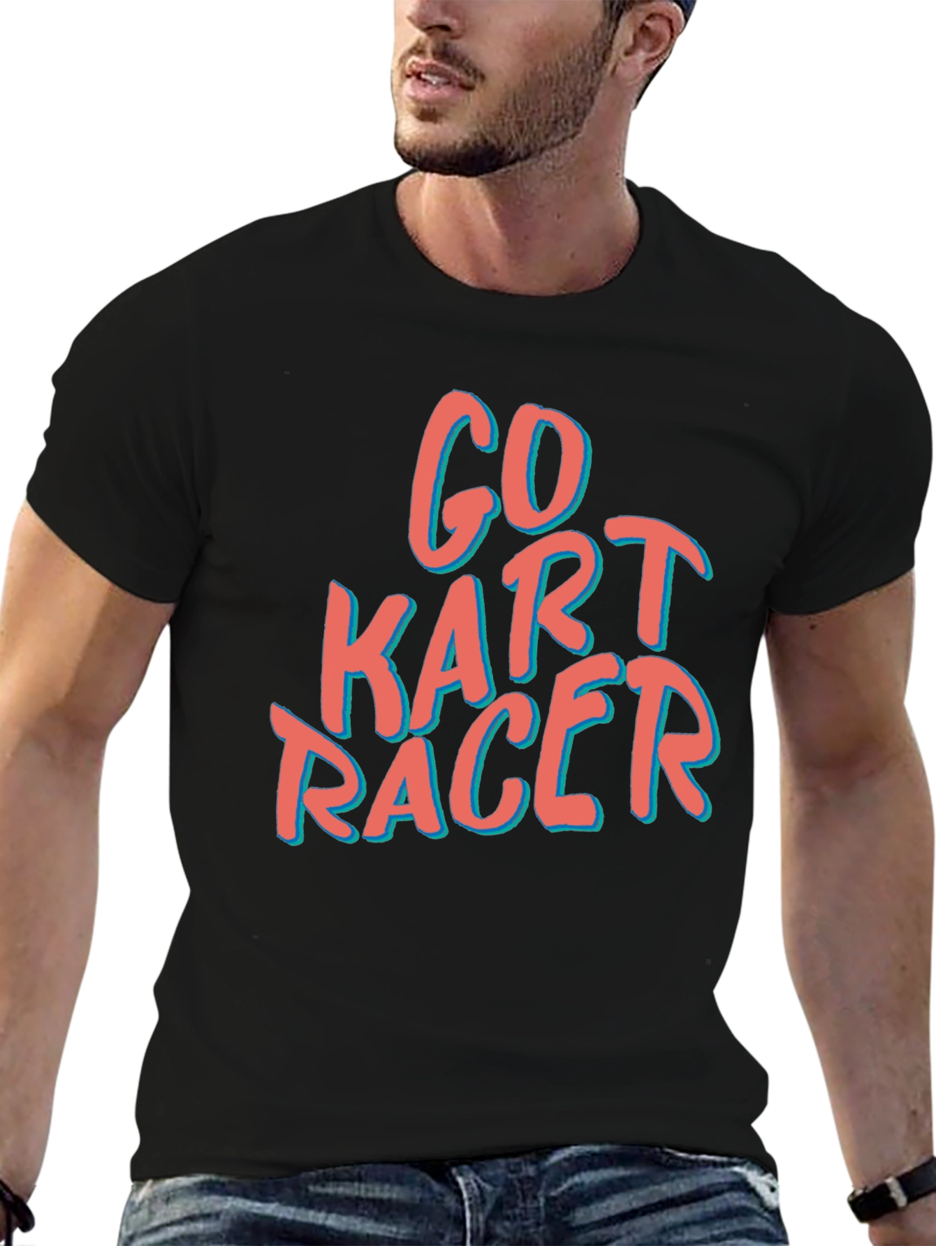 Go Kart Racer Graphic T-Shirt