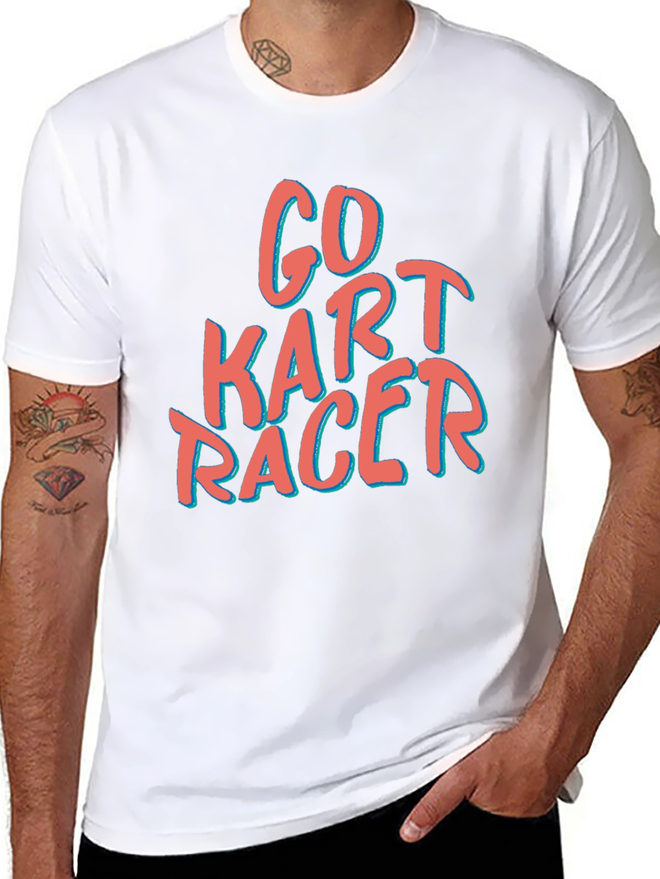 Go Kart Racer Graphic T-Shirt