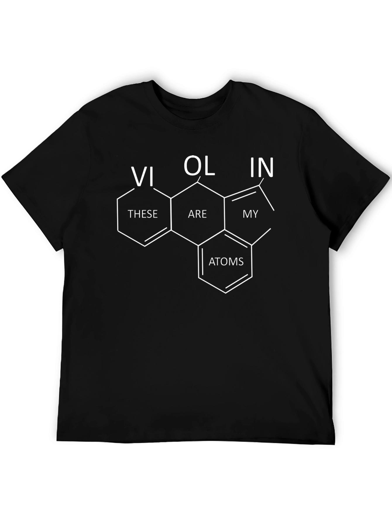 Violin Atoms T-Shirt - Chemistry Music Lover