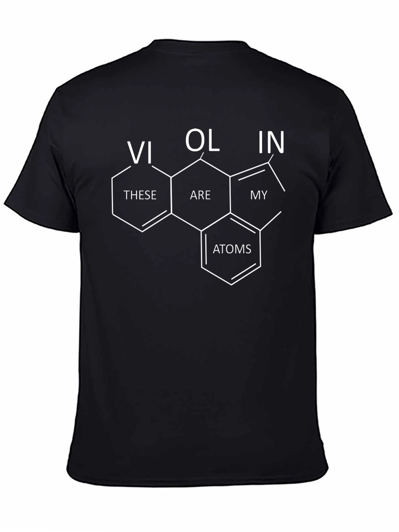 Violin Atoms T-Shirt - Chemistry Music Lover