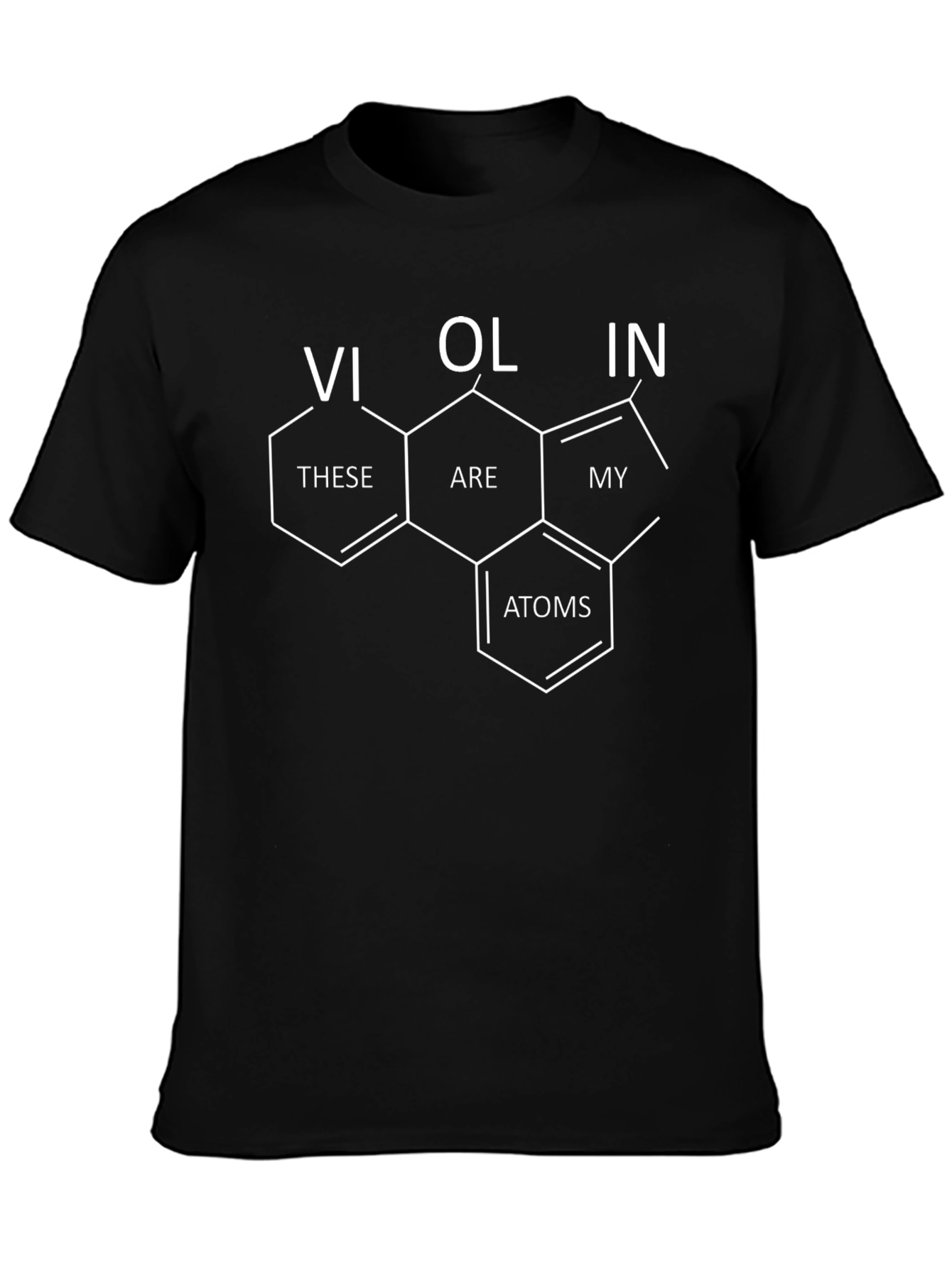 Violin Atoms T-Shirt - Chemistry Music Lover