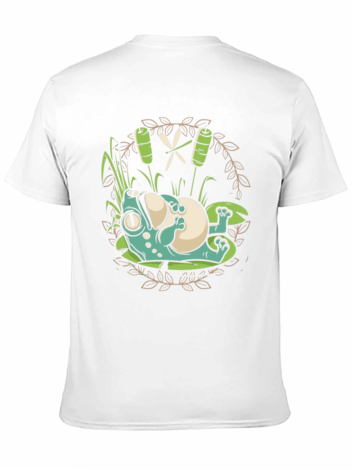 Lazy Frog Graphic Tee - Relaxed Style