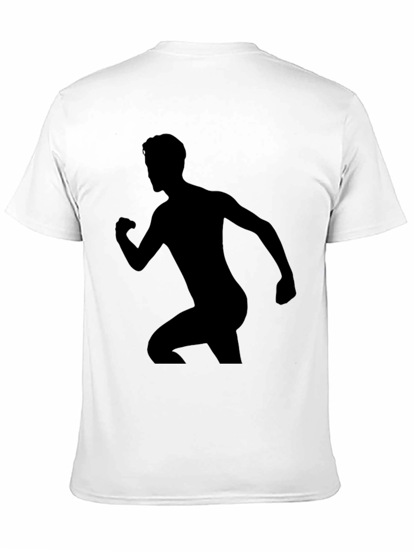 Silhouette Runner Graphic Black T-Shirt