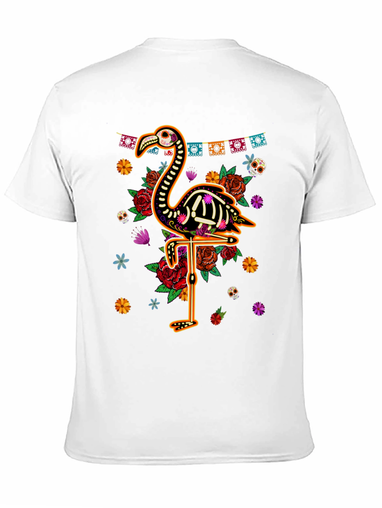 Day of the Dead Flamingo T-Shirt