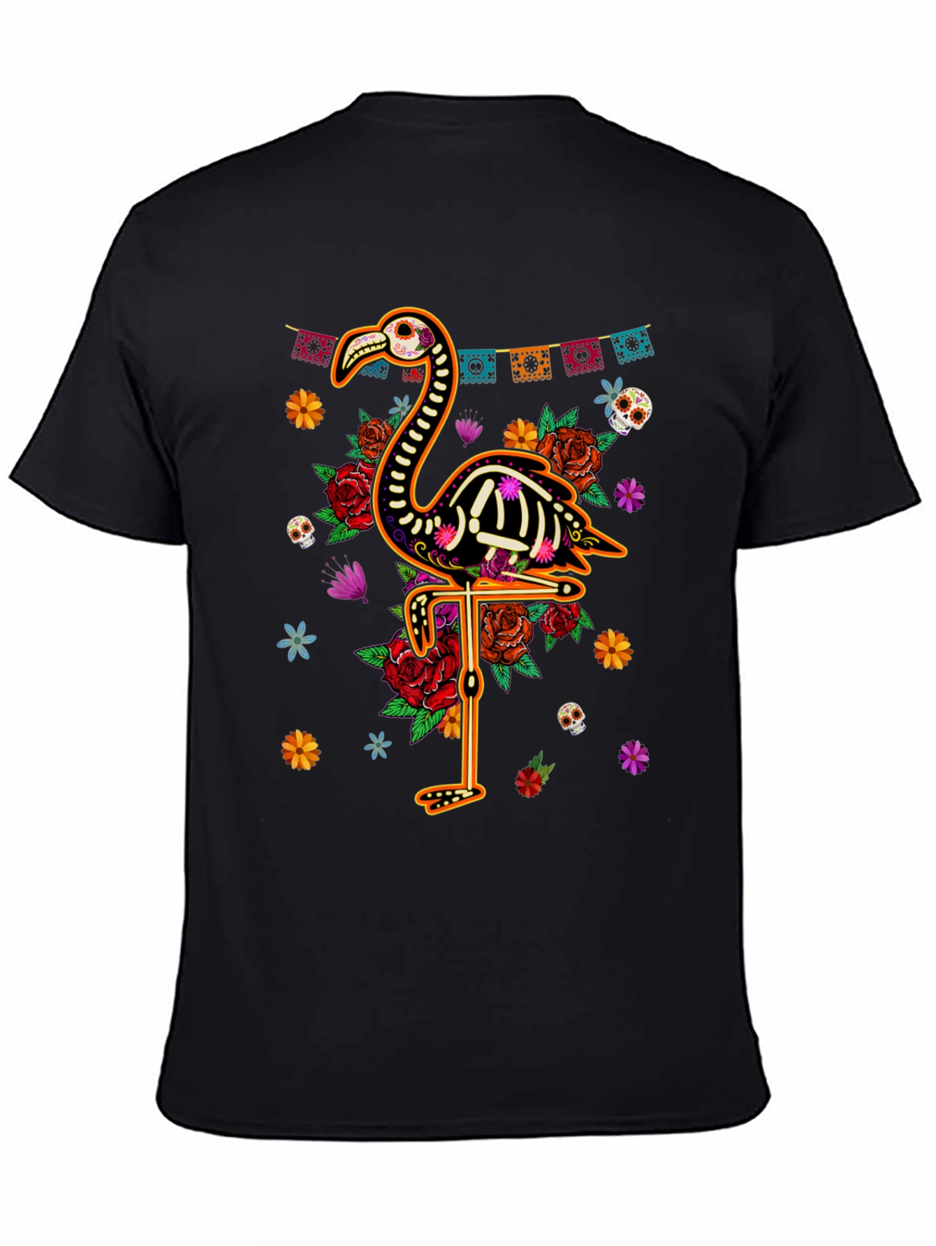 Day of the Dead Flamingo T-Shirt