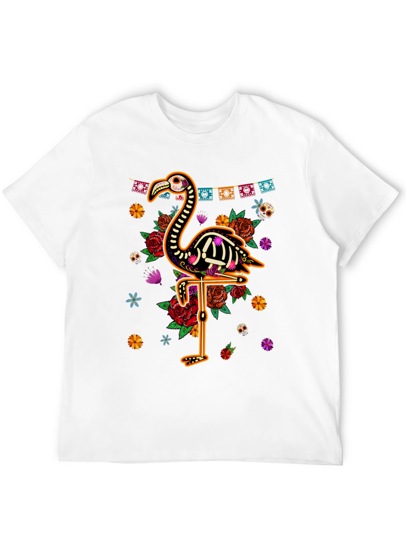 Day of the Dead Flamingo T-Shirt