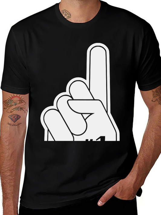 Number One Fan Black T-Shirt