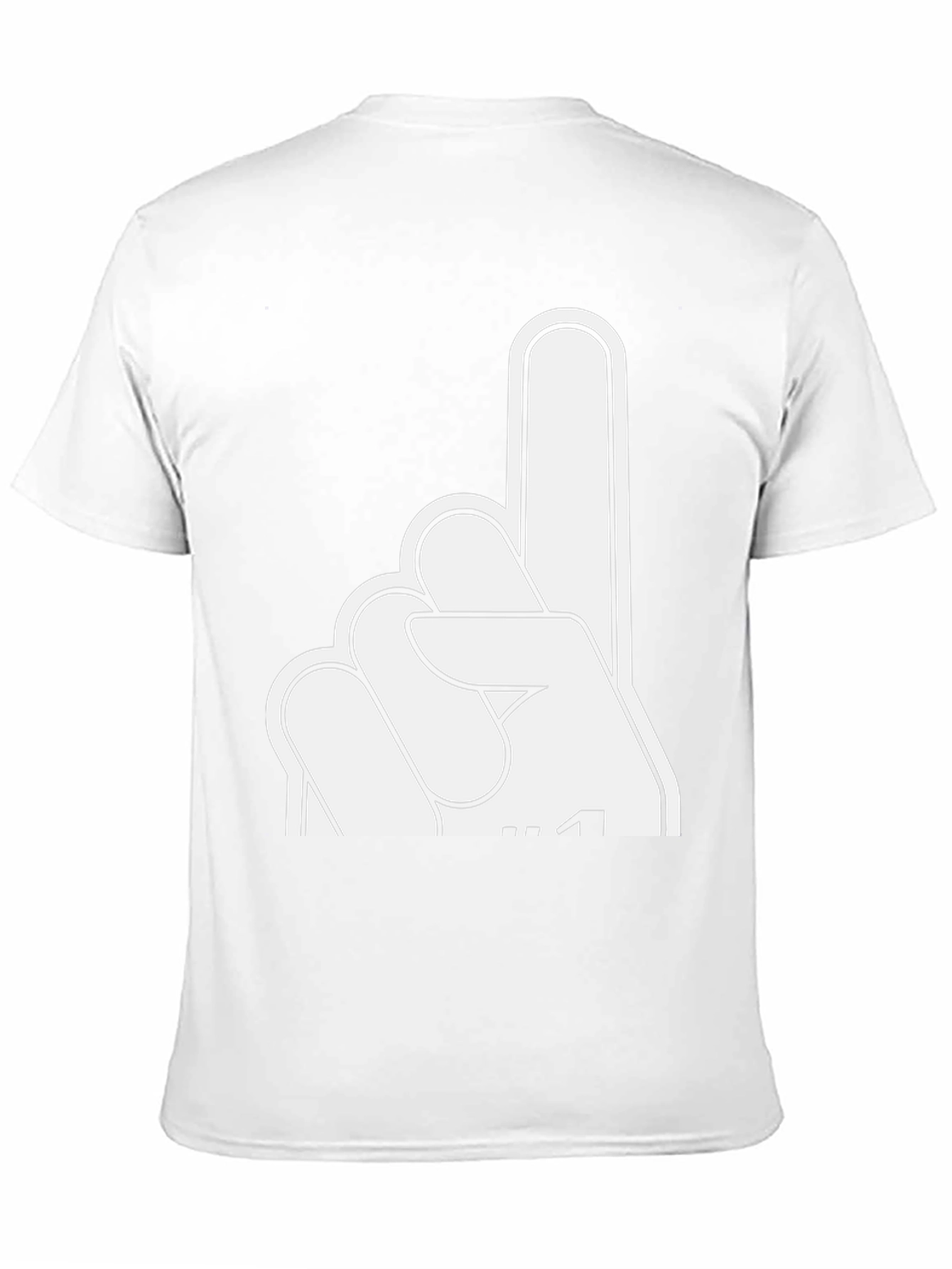 Number One Fan Black T-Shirt