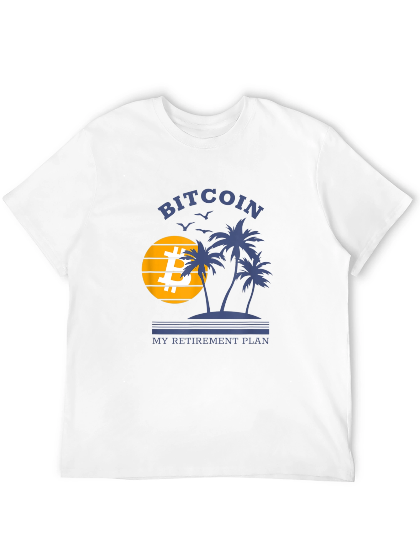 Bitcoin Retirement Plan Black T-Shirt