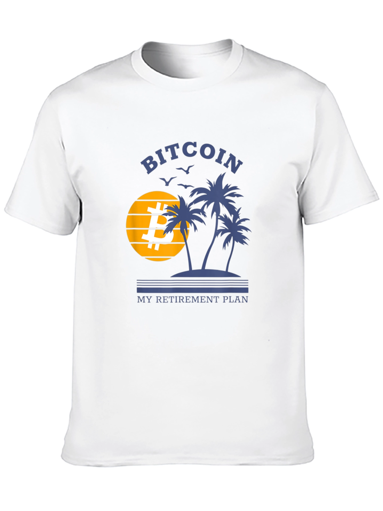Bitcoin Retirement Plan Black T-Shirt