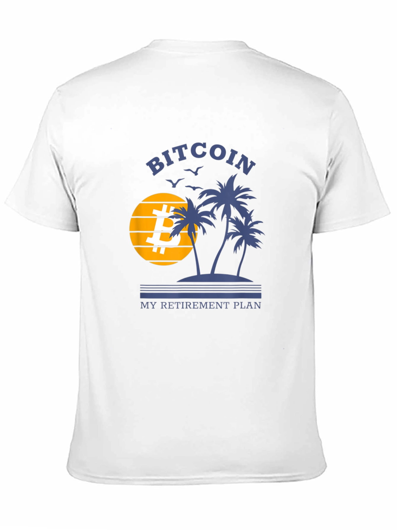Bitcoin Retirement Plan Black T-Shirt